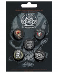 Five Finger Death Punch - Logos Button Badge Pack