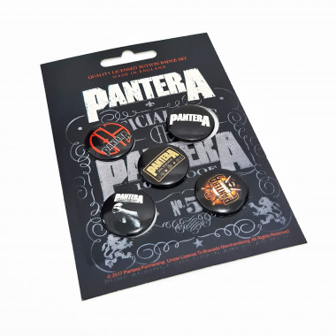 Pantera - 101 Proof Button Badge Pack