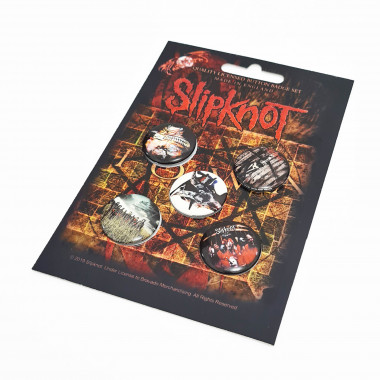 Slipknot - Albums Button Badge Pack