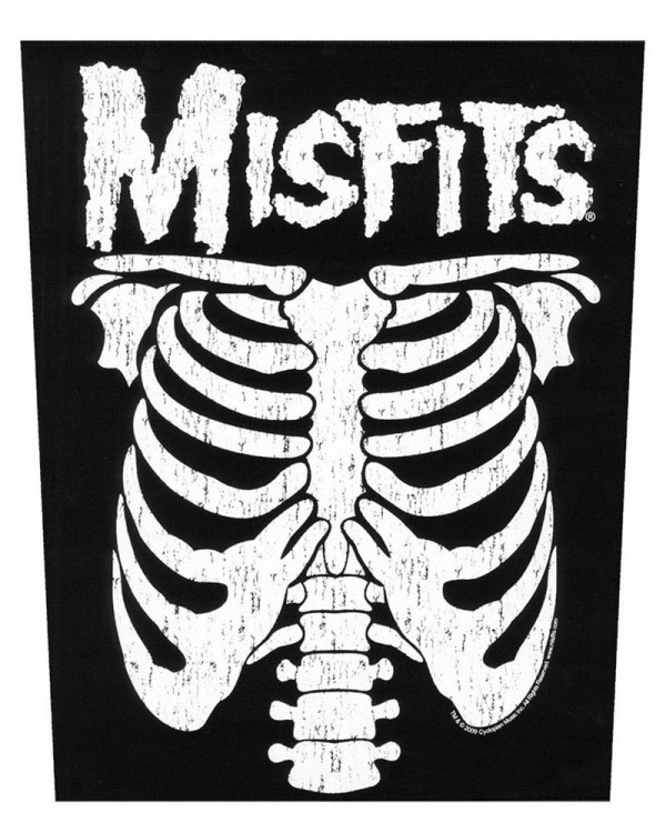 Misfits - Ribcage Back Patch