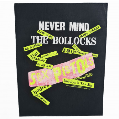 Sex Pistols - Never Mind The Bollocks Tracks Back Patch