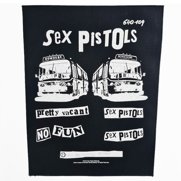Sex Pistols - Pretty Vacant Back Patch