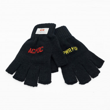 AC/DC - PWR Up Logo Fingerless Gloves