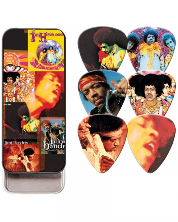 Jimi Hendrix - Frontline Albums Guitar Picks With Collector's Tin