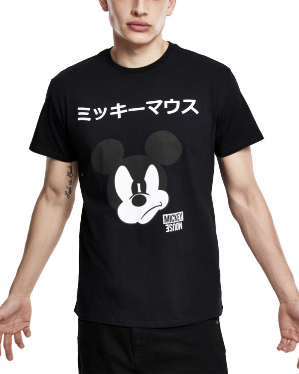 Mickey Mouse - Japanese Black Men's T-Shirt