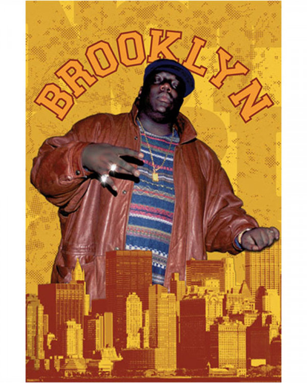 Notorious B.I.G. - Brooklyn Paper Poster
