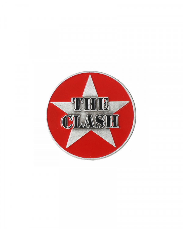 Clash - Military Logo Pin Badge
