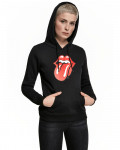 Rolling Stones - Tongue Black Women's Pullover Hoodie