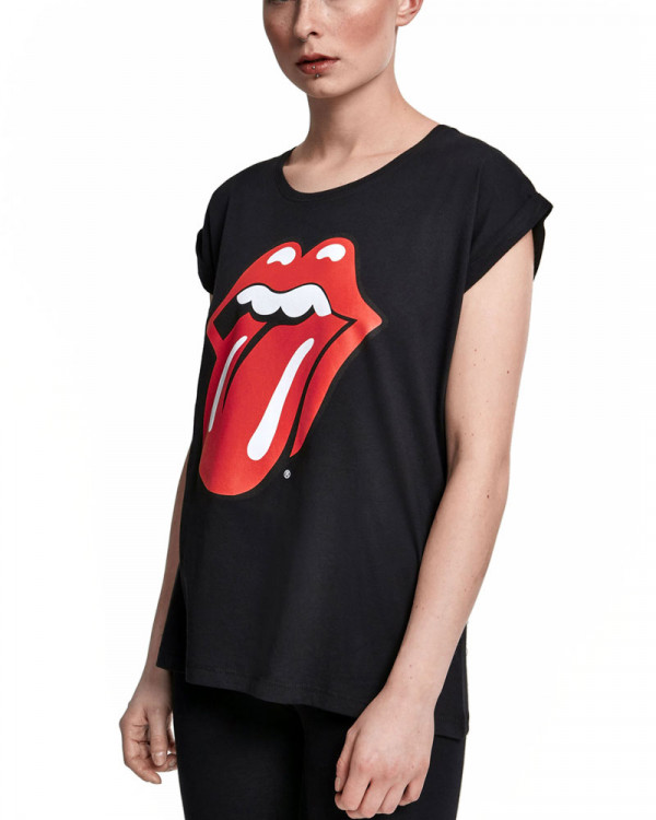 Rolling Stones - Tongue Black Women's T-Shirt