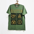 Led Zeppelin - Gold Symbols In Square Men's T-Shirt