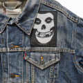 Misfits - White Skull Woven Patch