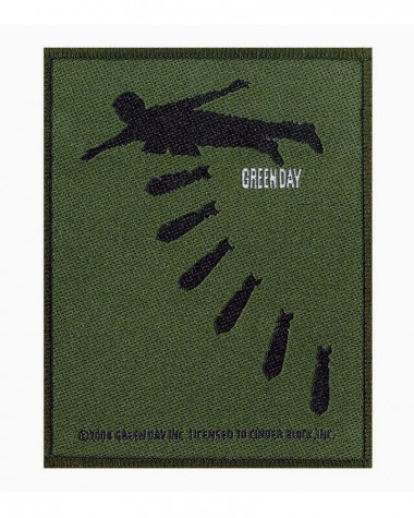 Green Day - Bombs Woven Patch