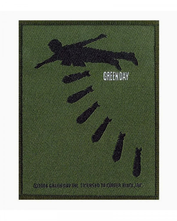 Green Day - Bombs Woven Patch