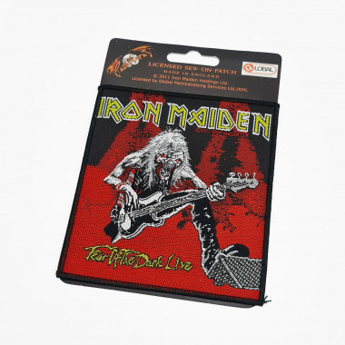 Iron Maiden - Fear of the Dark Live Woven Patch