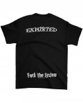 Exploited - F The System Black Men's T-Shirt