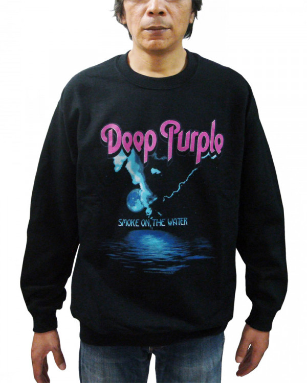 Deep Purple - Smoke On The Water Black Men's Sweatshirt
