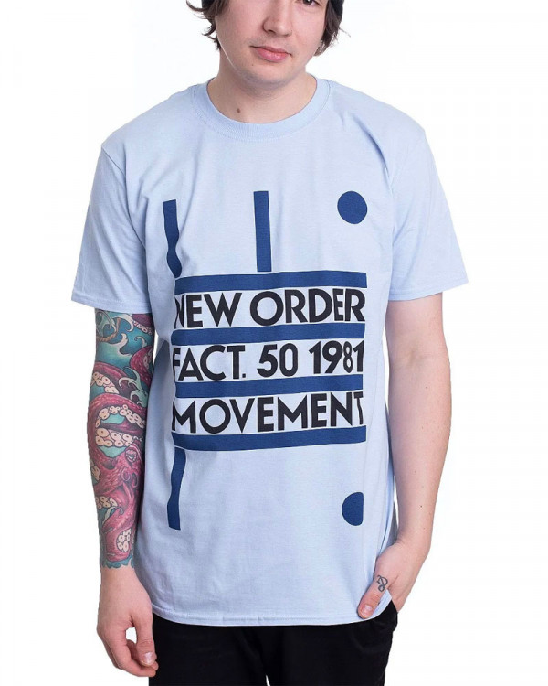 New Order - Movement Light Blue Men's T-Shirt