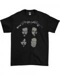 Metallica - 4 Faces Black Men's T-Shirt