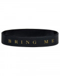 Bring Me The Horizon - Logo Black Gummy Wristband