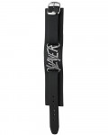 Slayer - Logo Black Leather Wrist Strap