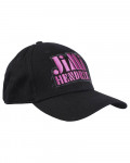 Jimi Hendrix - Purple Stencil Logo Black Baseball Cap
