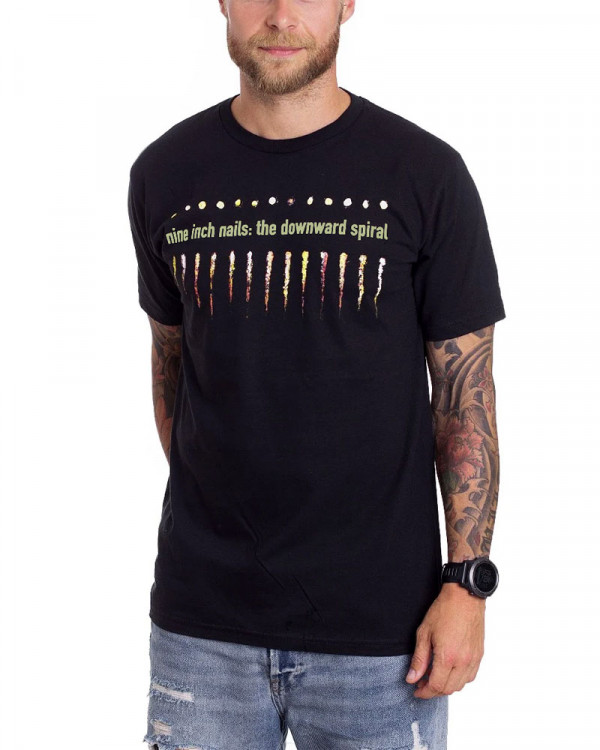 Nine Inch Nails - Downward Spiral Black Men's T-Shirt