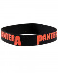 Pantera - Logo Black Gummy Wristband