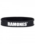Ramones - Logo Black Gummy Wristband