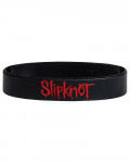Slipknot - Logo Black Gummy Wristband