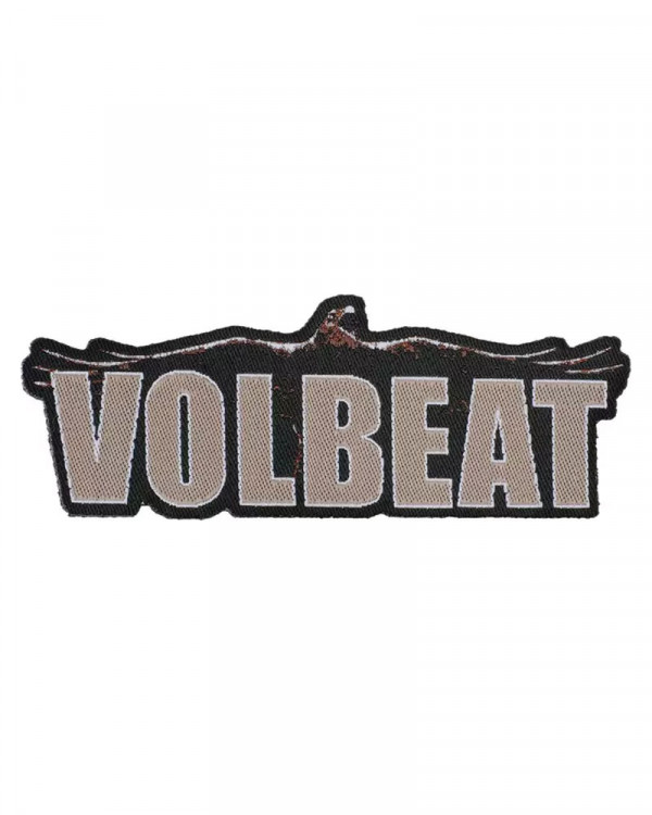 Volbeat - Raven Logo Cut Out Woven Patch