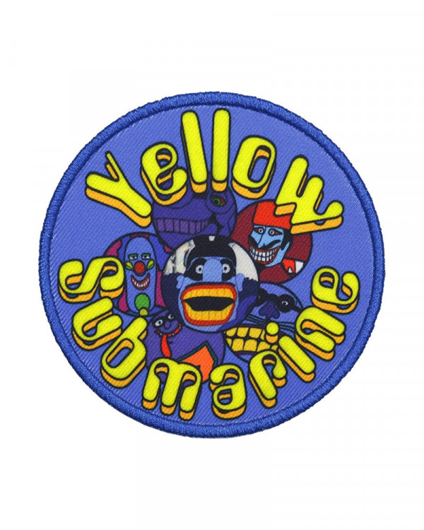 Beatles - Yellow Submarine Baddies Circle Printed Embroidered Patch